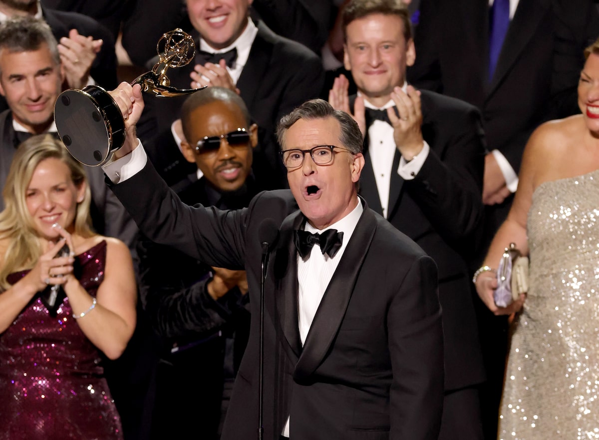 Stephen Colbert Gives Emotional Emmy Speech: 'I Have Never Loved My Country  More Desperately'