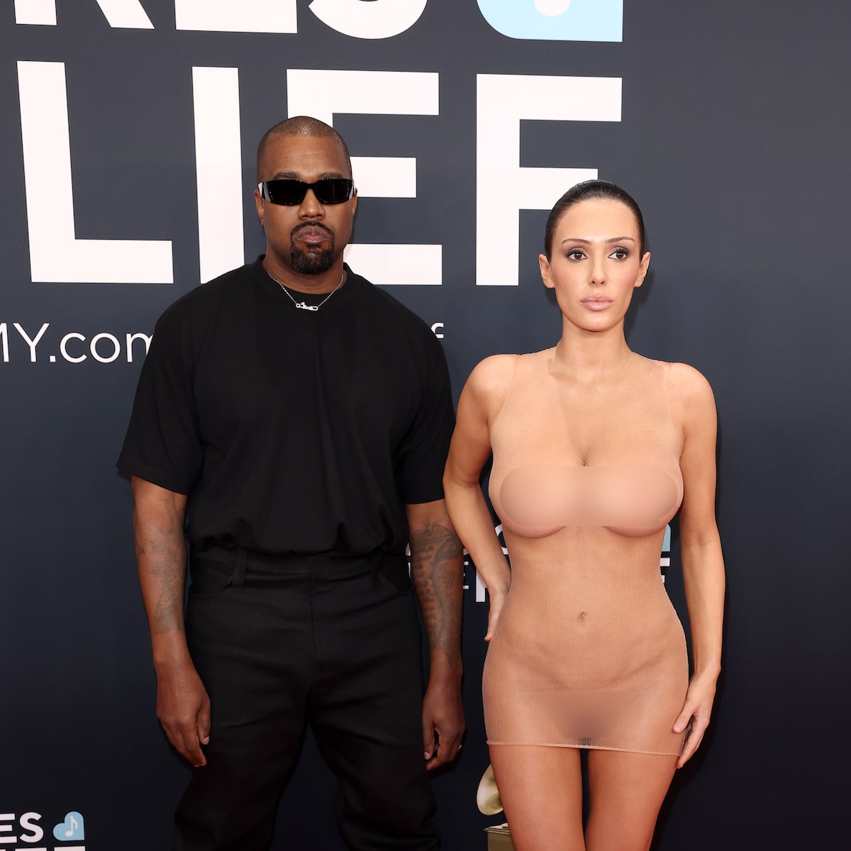 kanye west wife nude dress Defends Bianca Censori Amid 'Invisible Dress' Controversy Kanye West's Wife Bianca Censori