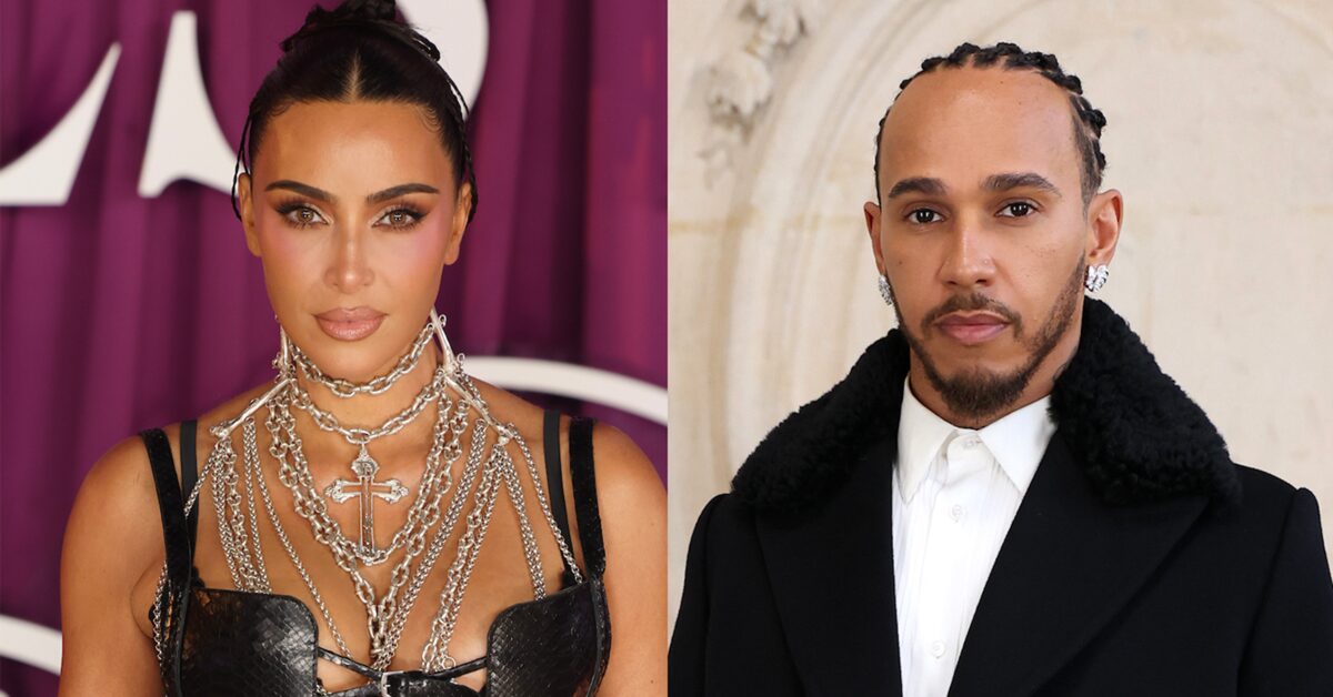 Captivating Kim Kardashian Spotted Out With Lewis Hamilton Amid Dating Rumors Background Art