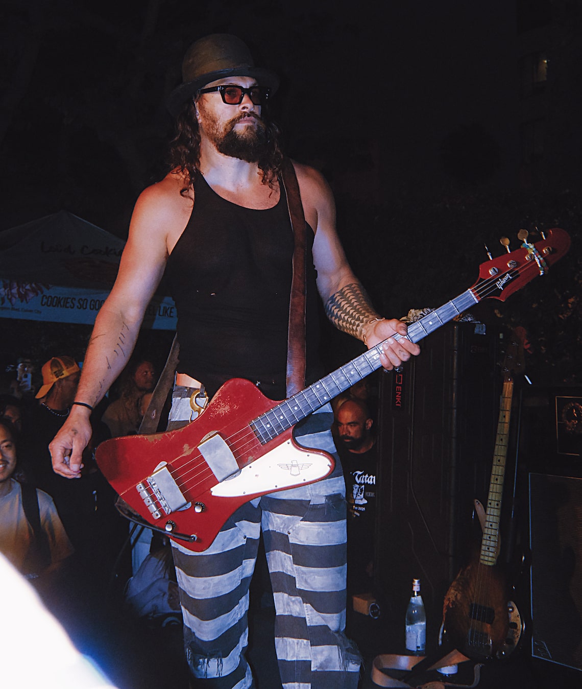 Jason Momoa performed during Night Market at the Bungalow Santa Monica.