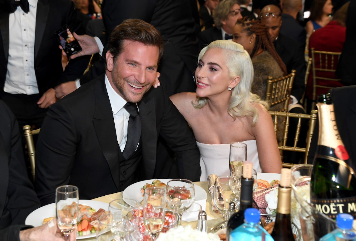 Lady Gaga and Bradley Cooper had a ball celebrating all the nominations for "A Star Is Born."