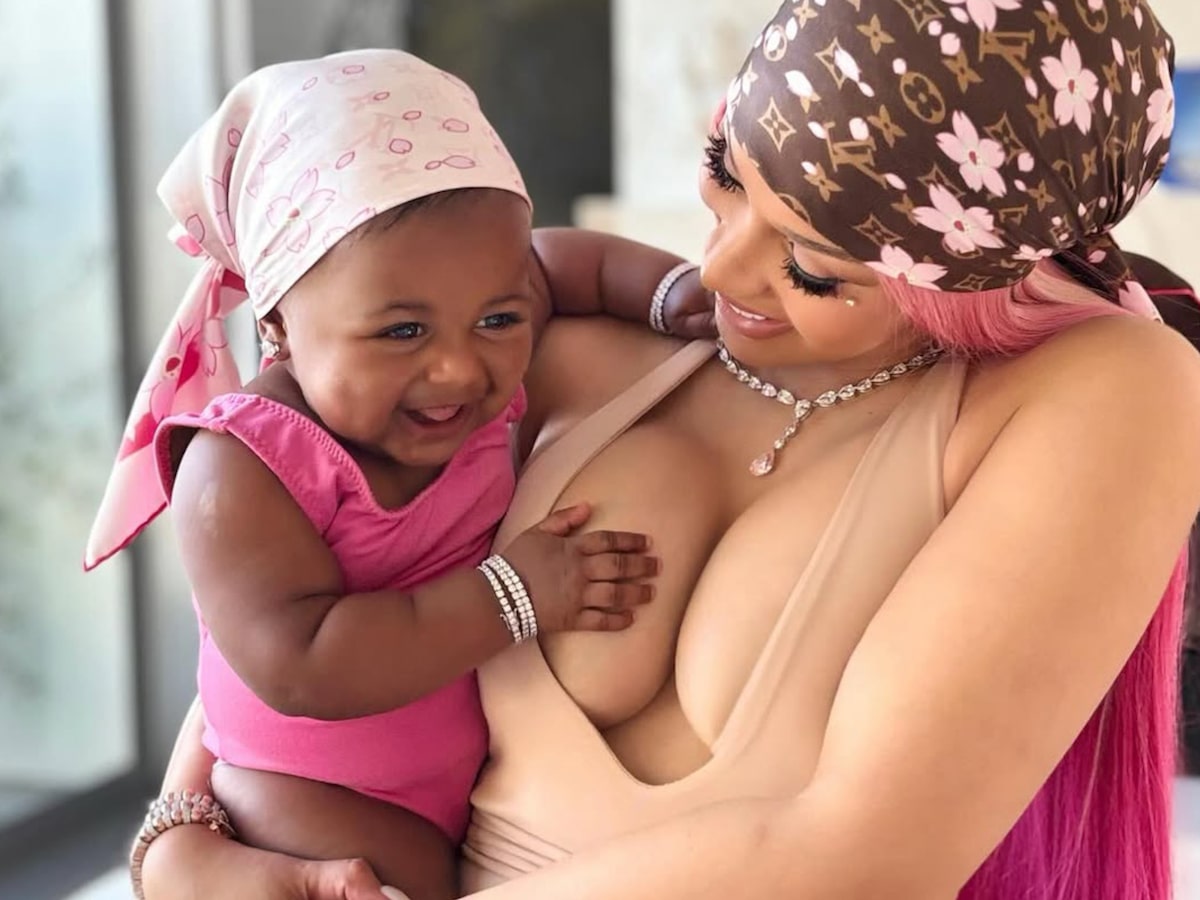 Cardi B Shares First Photos of Her Baby Girl Blossom