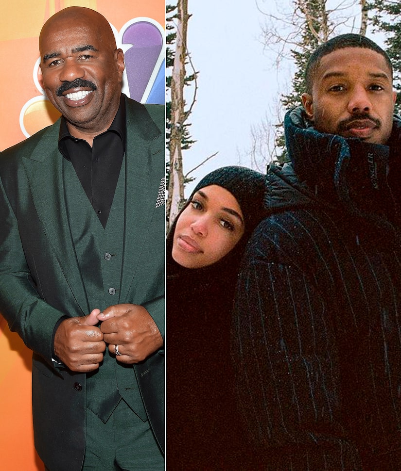 Steve Harvey's Funny Response to Michael B. Jordan's Elaborate Valentine's Day with Stepdaughter Lori