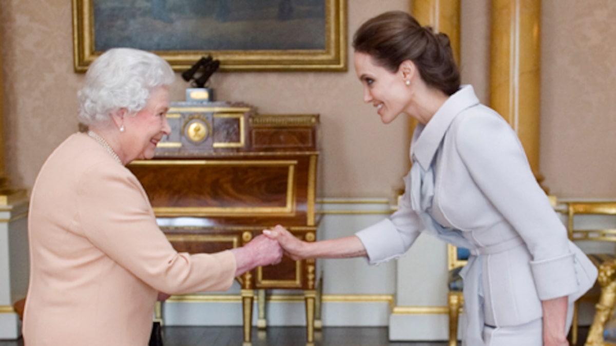 Angelina Jolie Meets the Queen, Receives Honorary Damehood