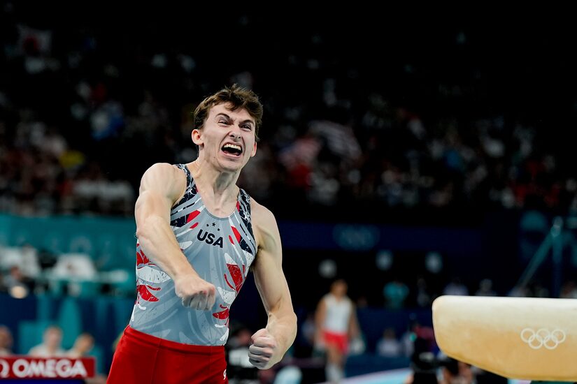 Team USA's Pommel Horse Hero Stephen Nedoroscik Goes Viral at Paris Olympics