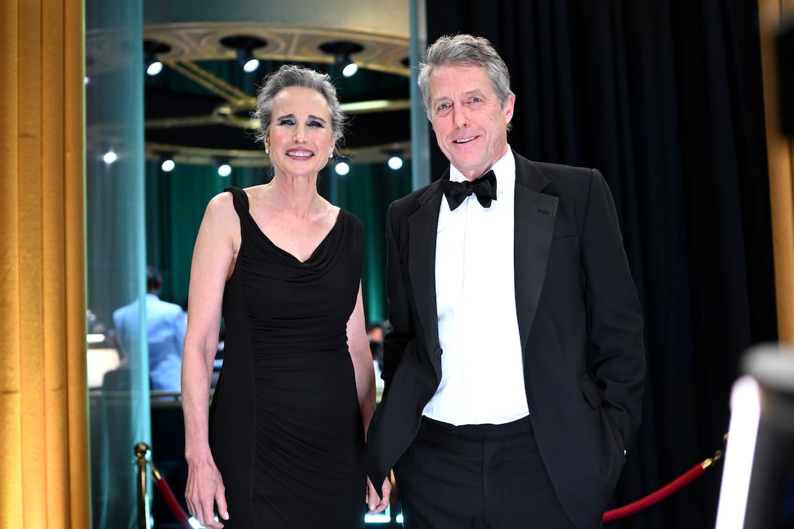 Andie MacDowell and Hugh Grant