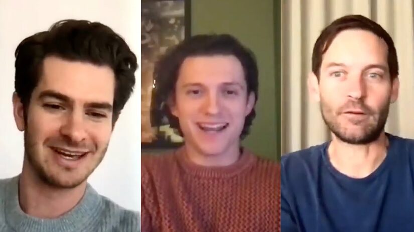 Tom Holland, Tobey Maguire & Andrew Garfield's Epic 'Spider-Man' Reunion!